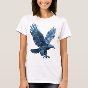 T-shirt Aigle d'eau argenté WITTY Design Moderne