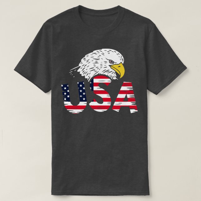 T-shirt Aigle des États-Unis (Design devant)