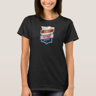 T-shirt Aigle Déshabillé Le Samedi Patriot Sur Le Ventilat