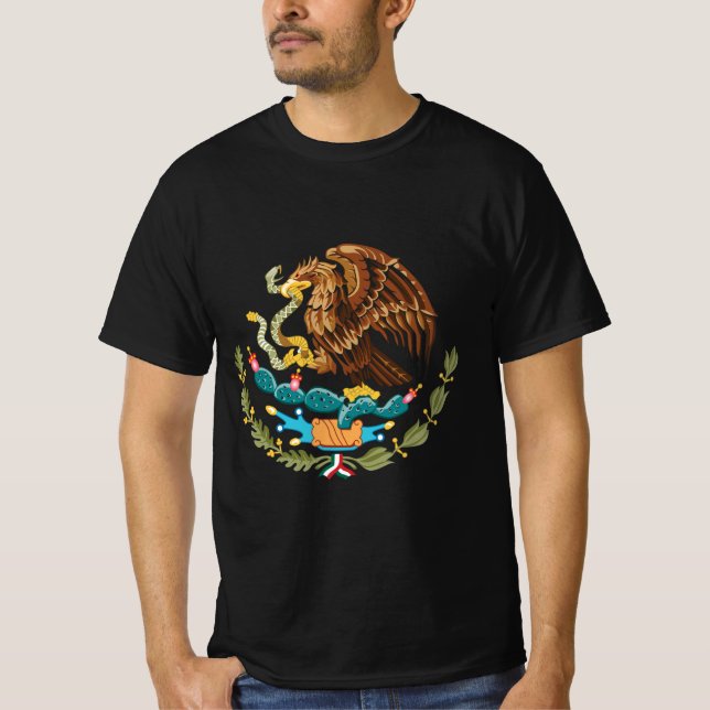 T-shirt Aigle du drapeau mexicain (Devant)