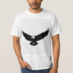 T-shirt Aigle en flamme avec ailes dispersées - Vecto mini