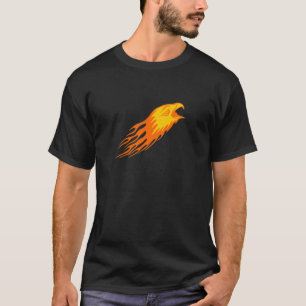 T-shirt Aigle en flammes