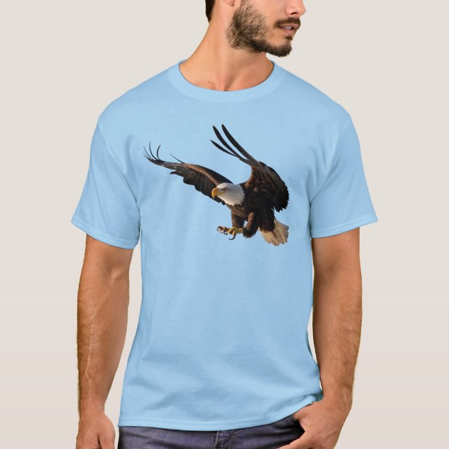 T-shirt Aigle en marche vers le bas (Devant)