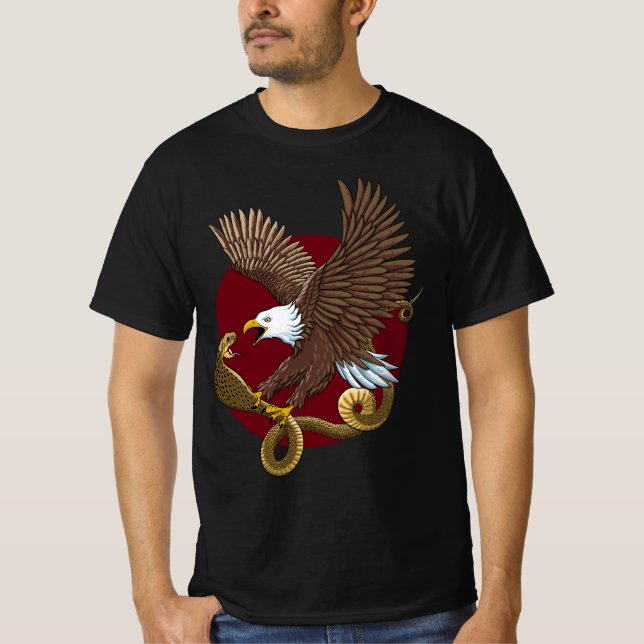T-shirt Aigle et serpent (Devant)