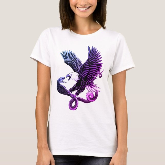 T-shirt Aigle et serpent (Devant)