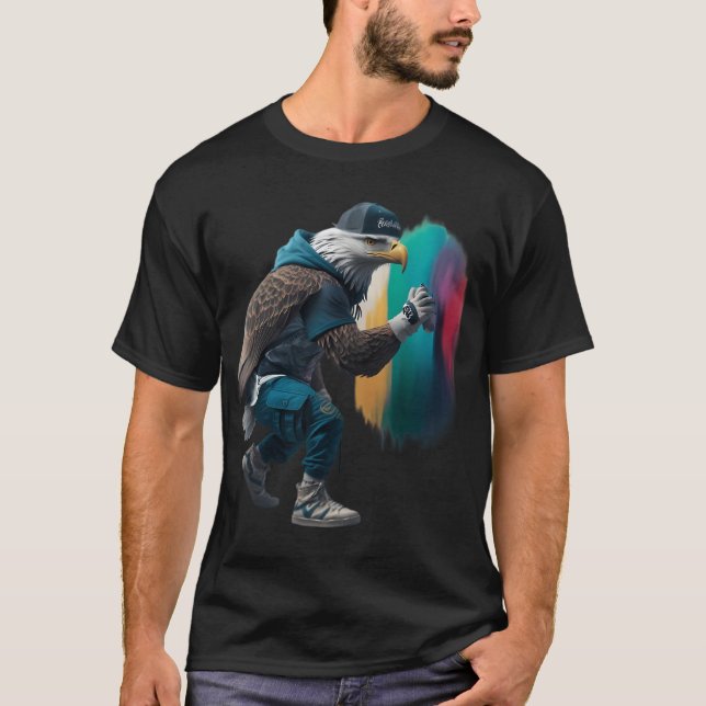 T-shirt Aigle Grafiti (Devant)