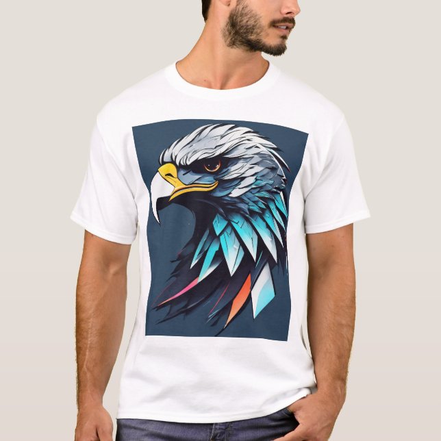 T-Shirt Aigle imprimé (Devant)