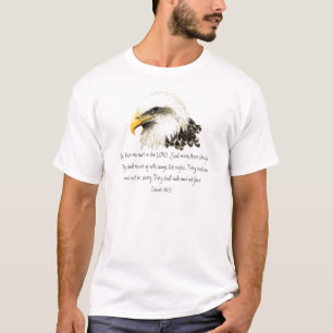 T-shirt Aigle - Inspirationnel - Écriture - Ils attendent