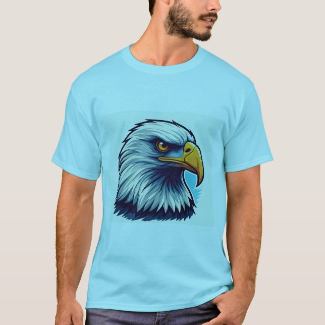 T-shirt Aigle Majestic : puissance et grâce dans le design (Devant)