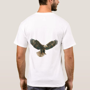 T-shirt Aigle Majestueux en Vol - Puissance et Liberté Des