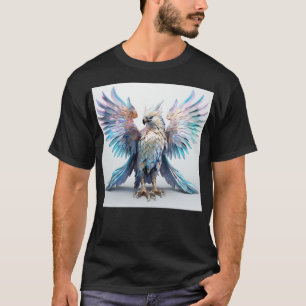 T-shirt Aigle métallique Iridescendant