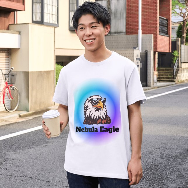 T-shirt Aigle néon nébuleuse (Créateur téléchargé)