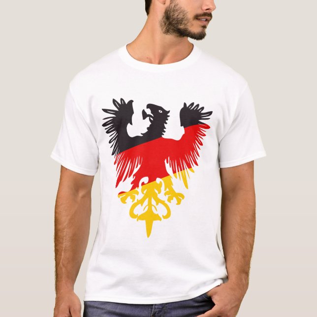 T-shirt Aigle noire allemande (Devant)