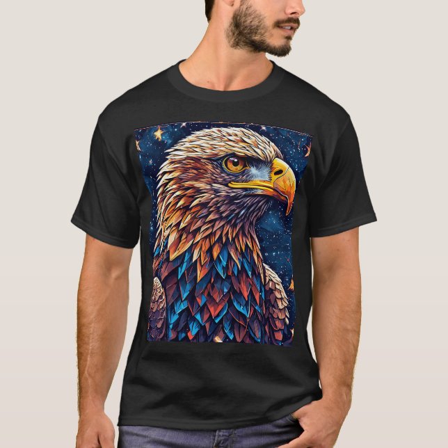 T-shirt Aigle oiseau (Devant)