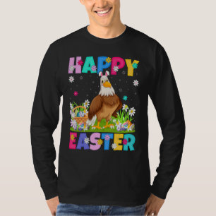 T-shirt Aigle Oiseau Joyeux Lapin de Pâques Aigle Pâques S
