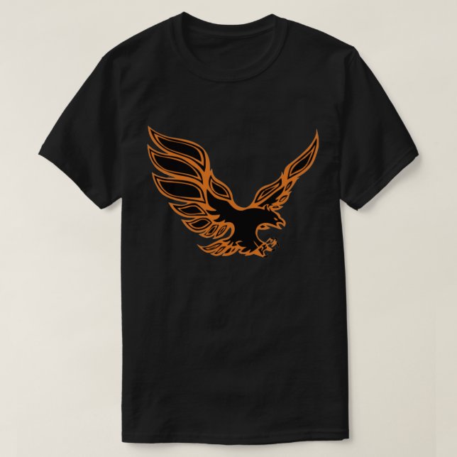 T-shirt Aigle orange (Design devant)