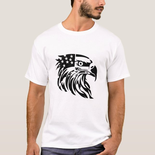 T-shirt Aigle patriotique (Devant)