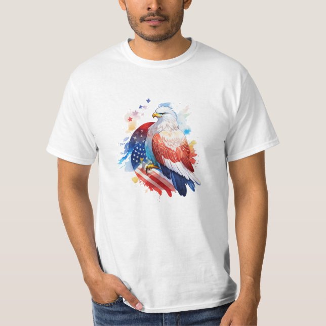 T-shirt Aigle patriotique (Devant)