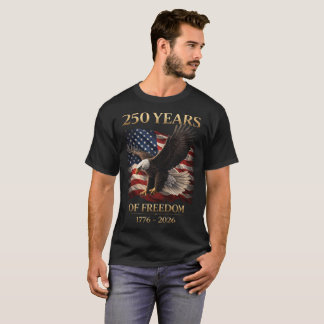 T-shirt Aigle Patriotique 250 Ans de Liberté