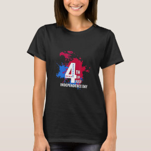 T-shirt Aigle patriotique 4 juillet Américain Indépendant