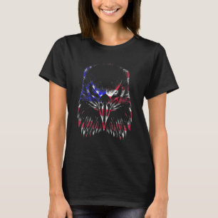 T-shirt Aigle Patriotique 4 juillet US Drapeau Américain U