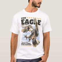 Aigle patriotique avec «The American Eagle»