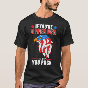 T-shirt Aigle patriotique du drapeau américain
