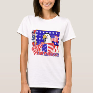 T-shirt AigLE PATRIOTIQUE - FAIT EN AMÉRIQUE