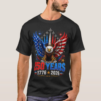 T-shirt Aigle Patriotique Usa 4 Juillet 250E