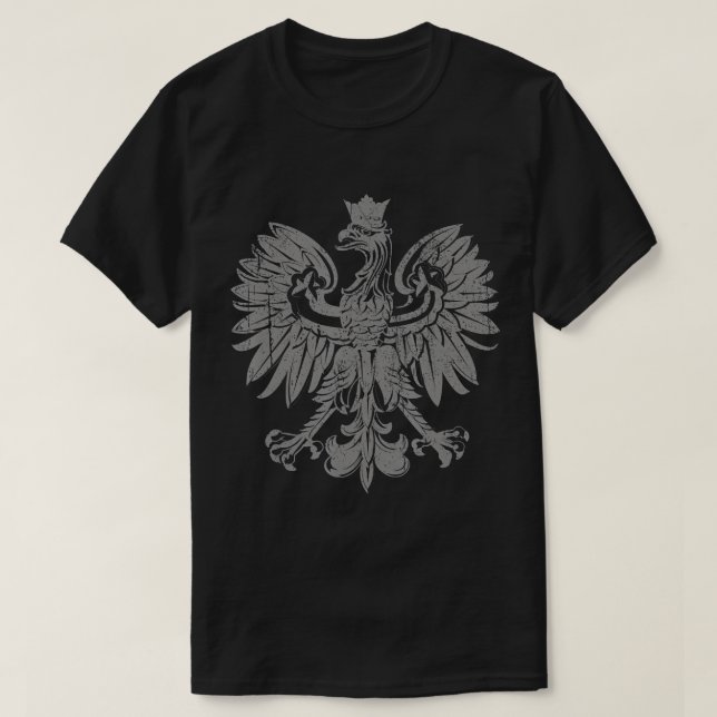T-shirt Aigle polonais, armoiries de Pologne, fierté polon (Design devant)