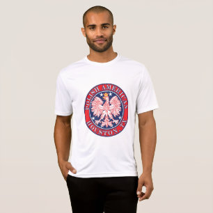 T-shirt Aigle polonaise américaine de Houston Texas