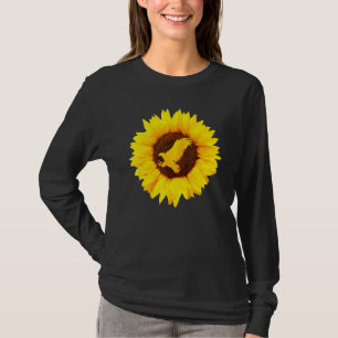 T-shirt Aigle Pour Femmes Hommes Hawk Tournesol Animal