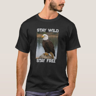 T-shirt Aigle Reste Sauvage Reste Libre