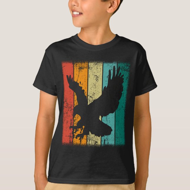 T-shirt Aigle rétro (Devant)