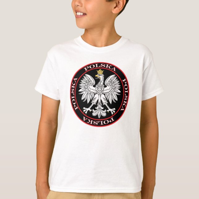 T-shirt Aigle rond Polska (Devant)