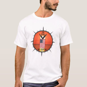 T-shirt Aigle royal américain "250 ans et ça continue" en