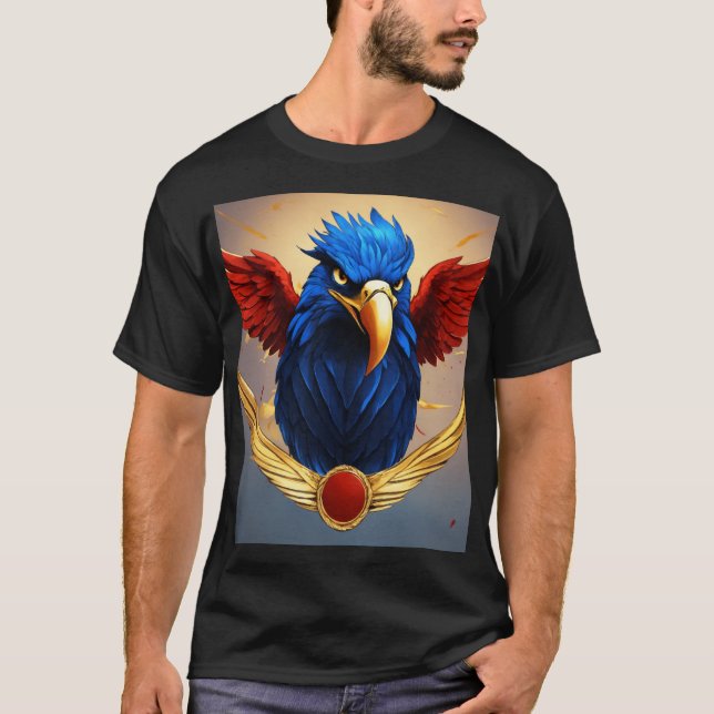T-shirt Aigle : Un Emblème Féminin de Force (Devant)