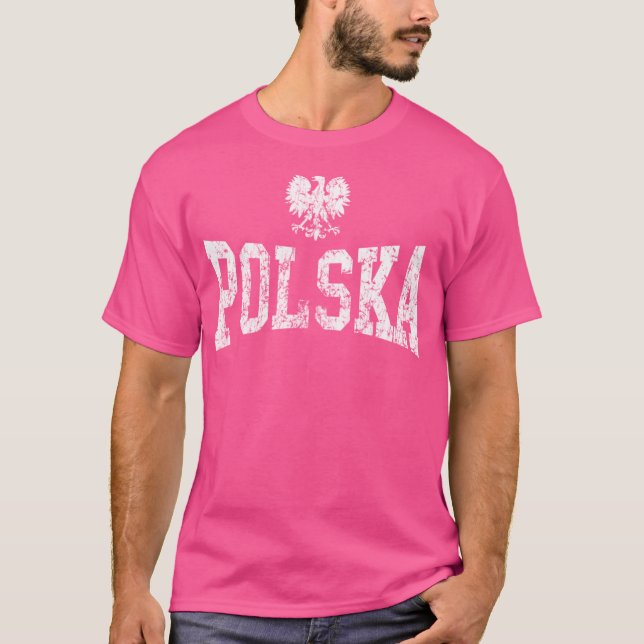 T-shirt Aigle vintage Polska (Devant)