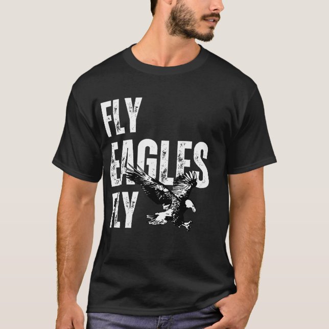 T-shirt Aigle volant Vintage Aigle volant Inspiration (Devant)