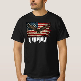 T-shirt Aigle We the People, Drapeau Américain