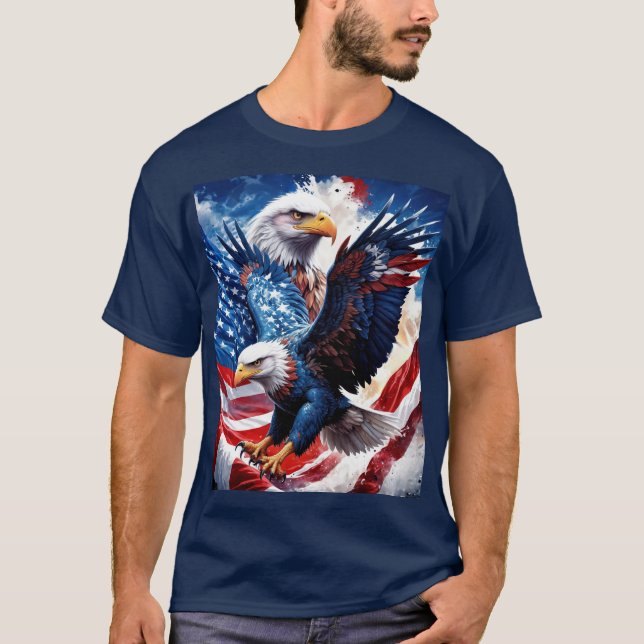T-shirt Aigles en vol (Devant)