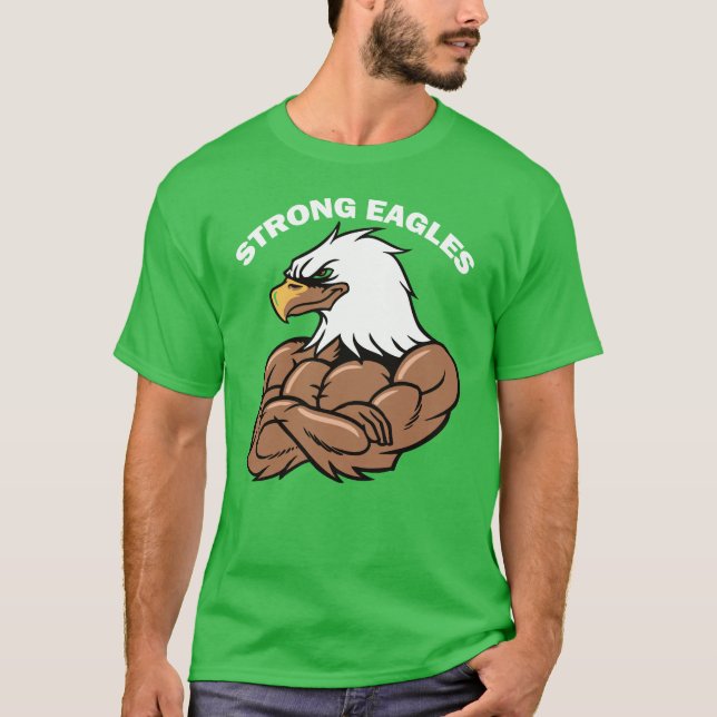 T-shirt aigles forts (Devant)