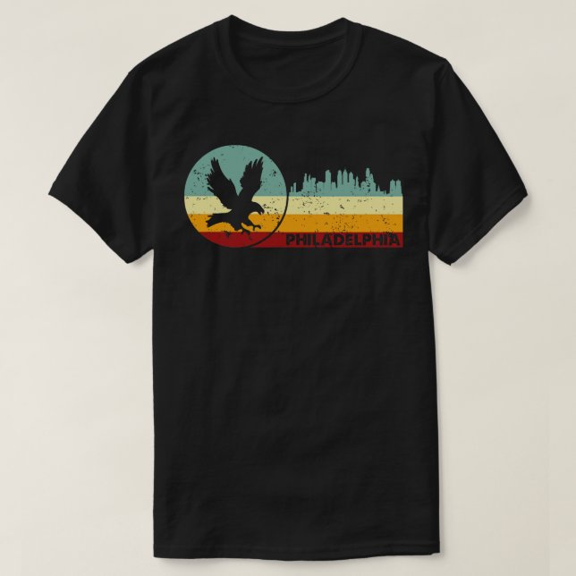 T-shirt Aigles Rétro Vintage (Design devant)