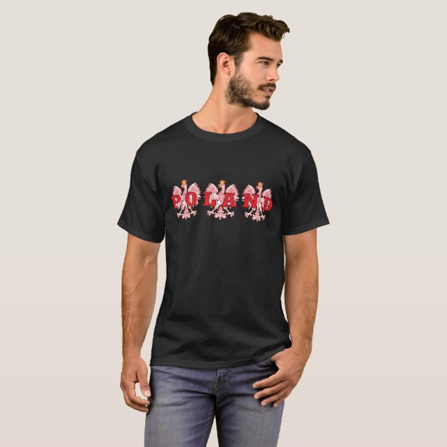 T-shirt Aigles rouges de Pologne (Devant entier)