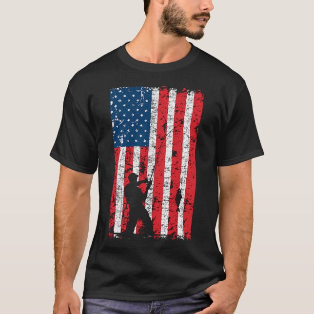 T-shirt Aigrette Bleue en chasse (Devant)