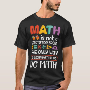 T-shirt Aigu Angle Math Enseignant Vous Avez L'Air Mignonn