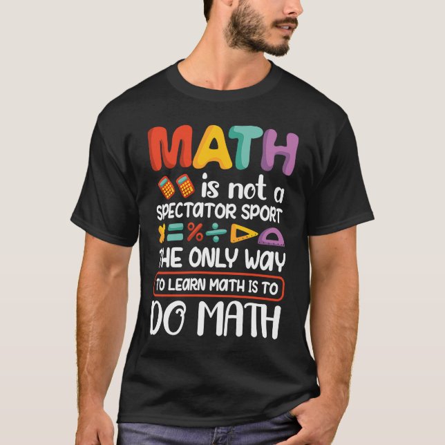 T-shirt Aigu Angle Math Enseignant Vous Avez L'Air Mignonn (Devant)