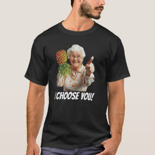T-shirt Aiguille à ananas à aiguille drôle Inapproprié Emb
