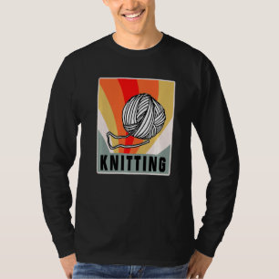 T-shirt Aiguille à coudre du tricot