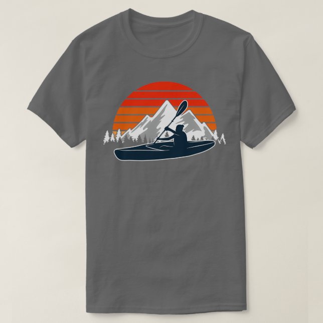 T-shirt Aiguille à pédales Kayaking (Design devant)